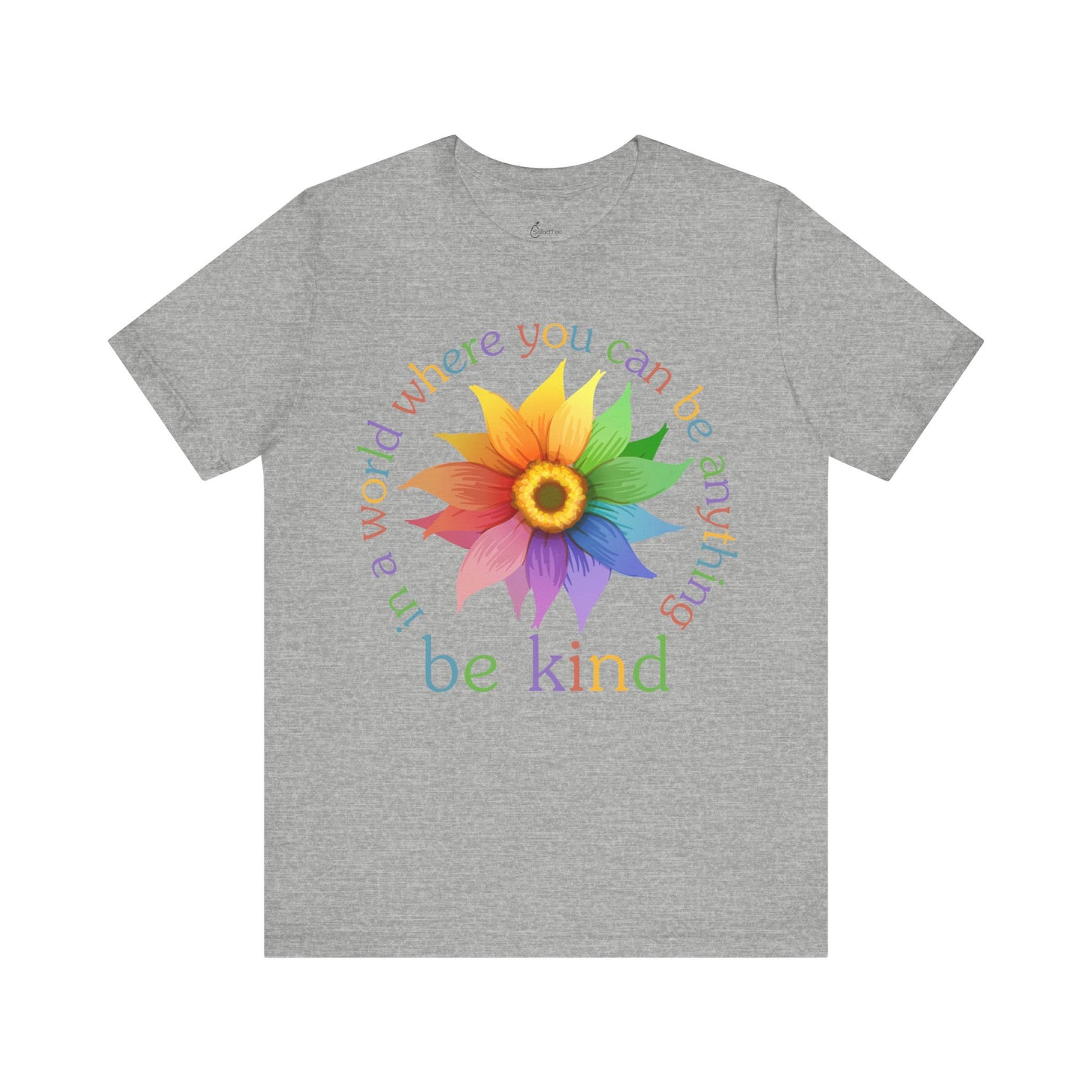 Rainbow Sunflower Be Kind Tee