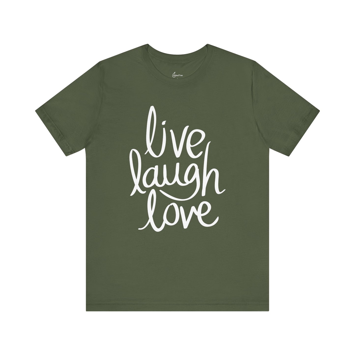 Handwritten Live Laugh Love Tee