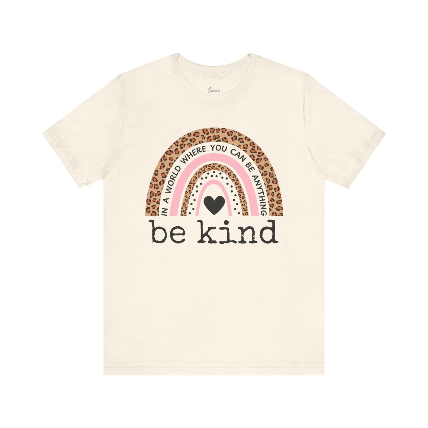 Leopard Rainbow Be Kind Tee