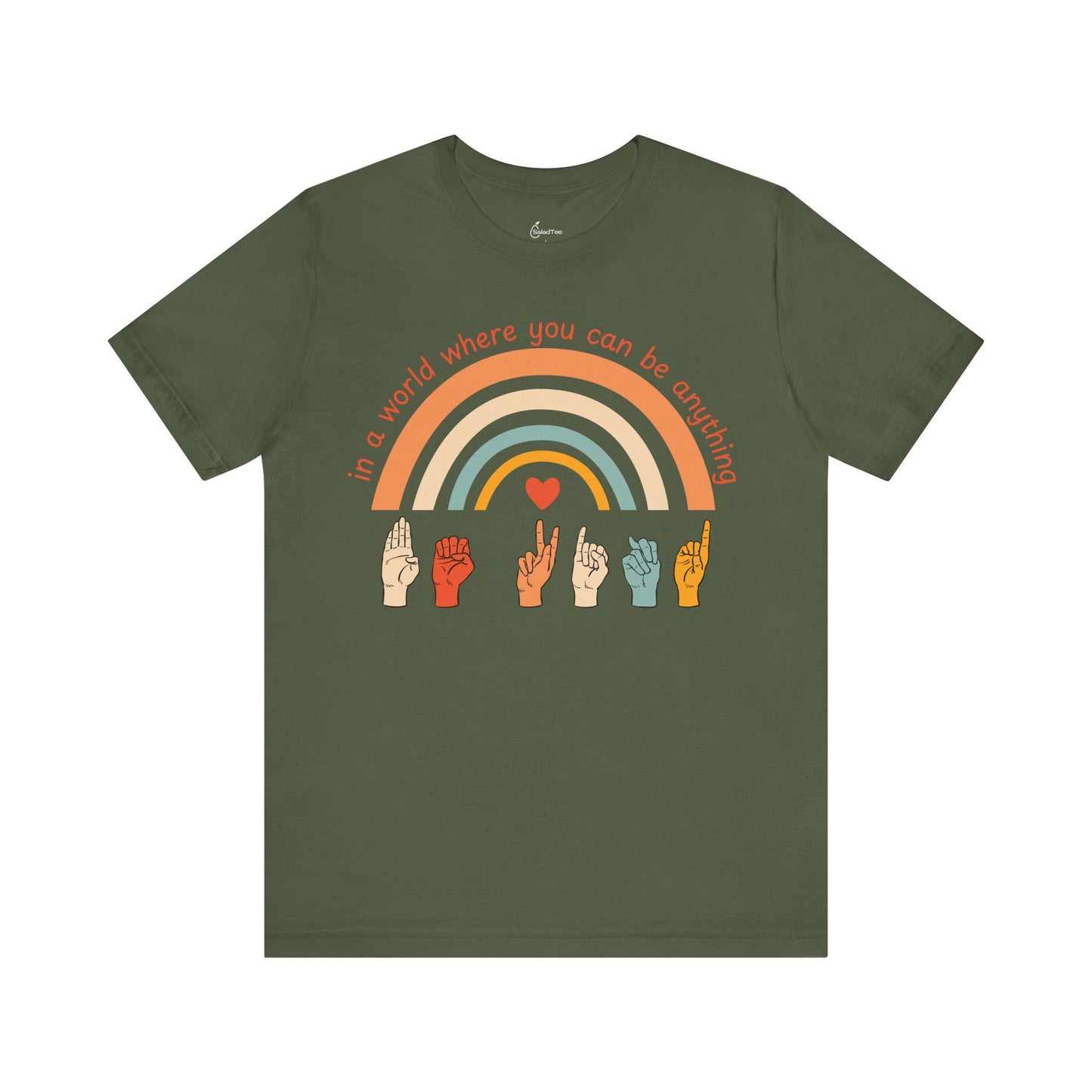 Retro Rainbow Kindness Tee
