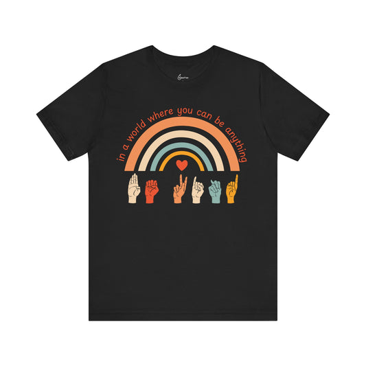 Retro Rainbow Kindness Tee