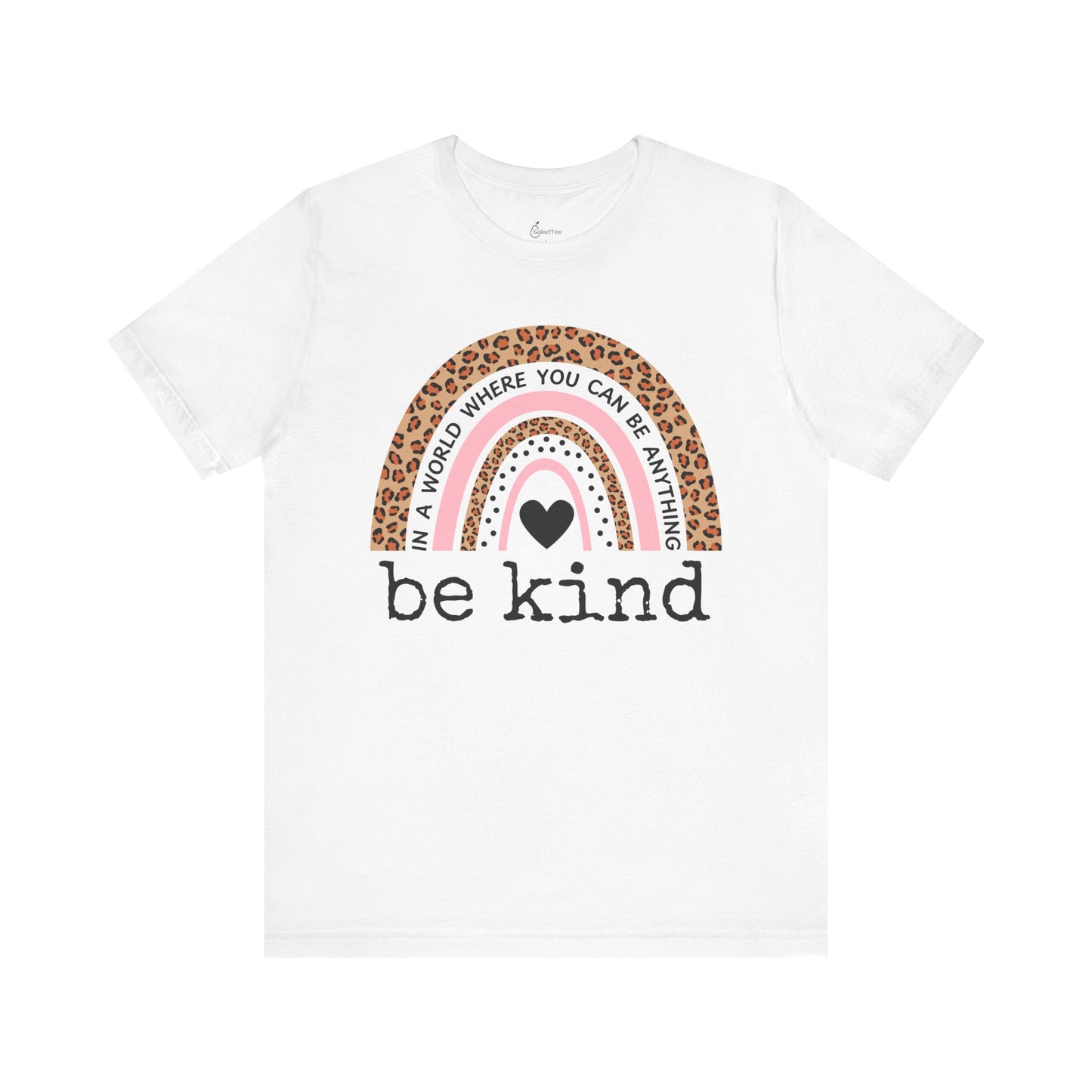Leopard Rainbow Be Kind Tee