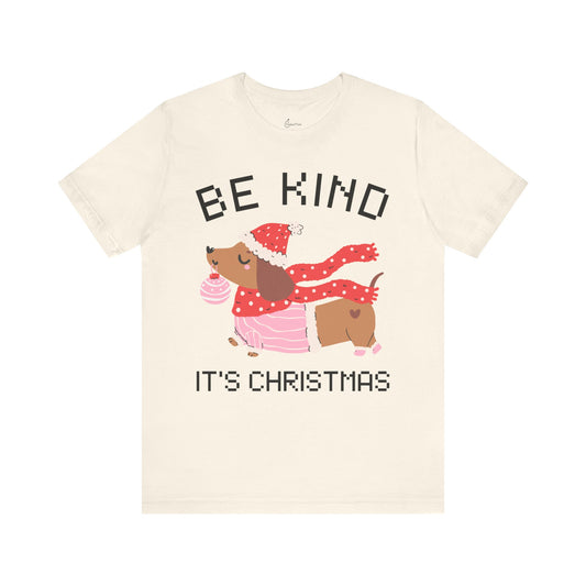 Be Kind Dachshund Christmas Tee