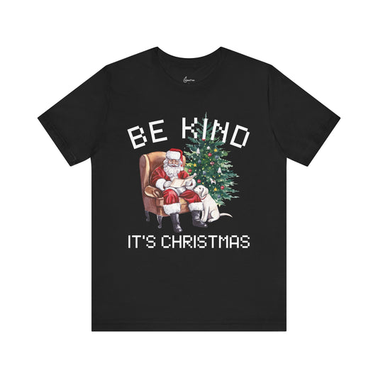Cozy Santa & Dog Kindness Tee