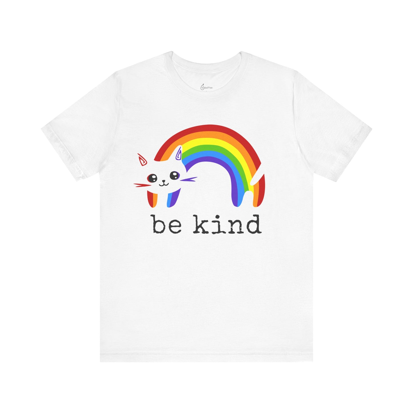 Be Kind Rainbow Cat Tee