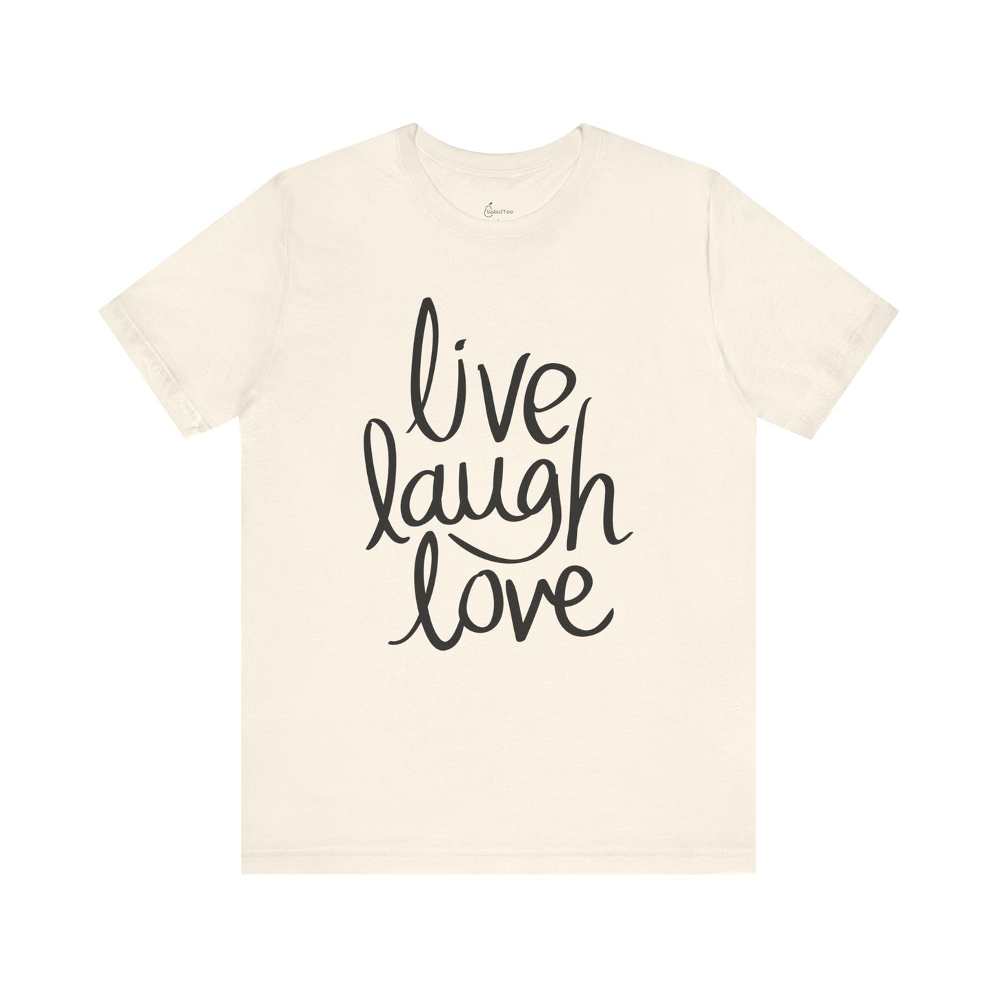 Handwritten Live Laugh Love Tee