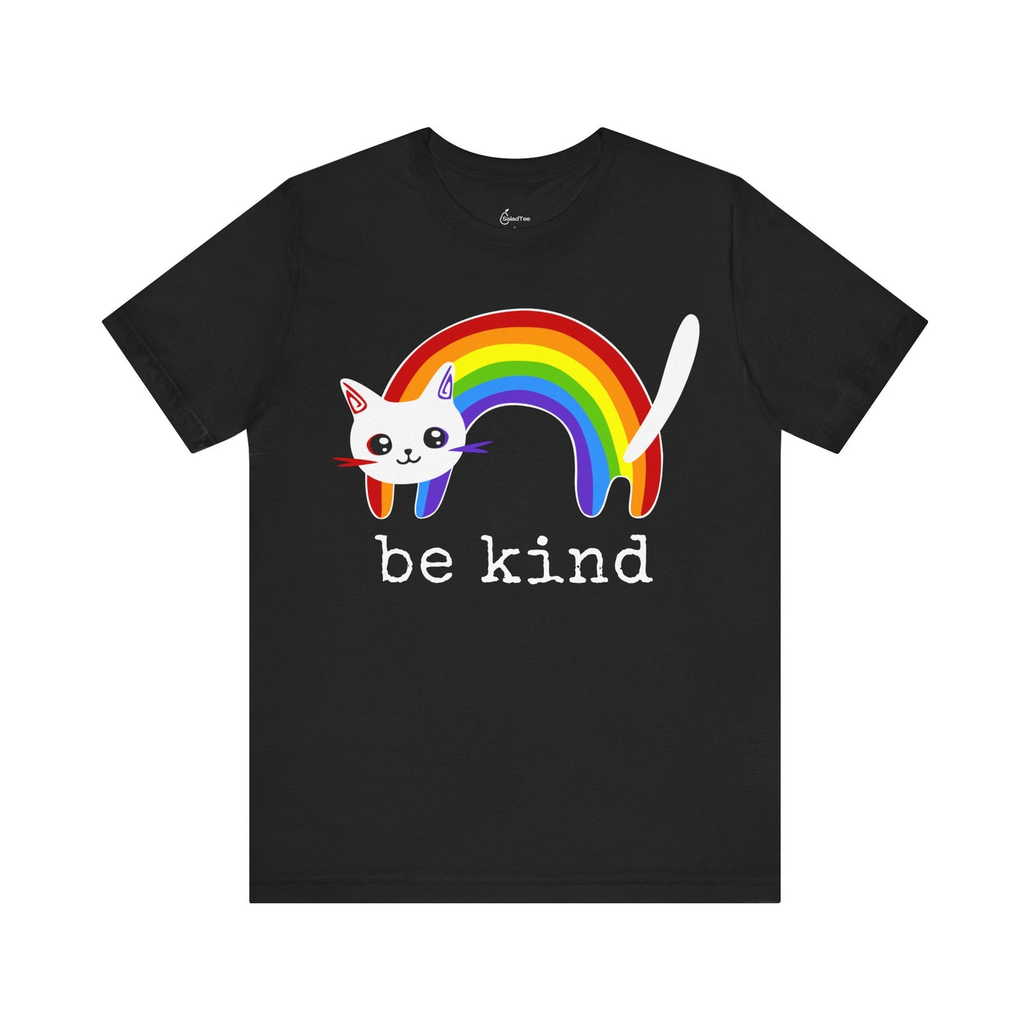 Be Kind Rainbow Cat Tee